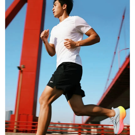 New Cushioning Running Shoes For Men Suitable Heavy Runners Lace Up Sports Women Non-slip Outdoor Athletic Male Sneakers