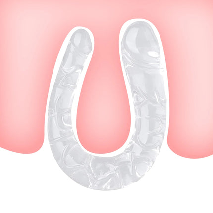 Extra Long Soft Double Head Dildo Toy For Adult Flexible Jelly Vagina Anal Women Gay Lesbian Double Ended Dong Artificial Penis