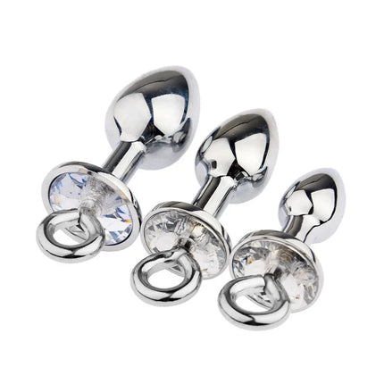 Exotic Accessories Metal Anal Plug With Pull Ring Adult Sex Products Anus Dilator Ass Stuff Tail Bdsm Erotic Games Novel Toys