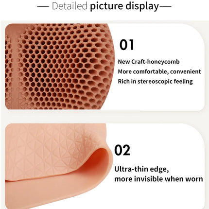 Silicone Buttock Thick Hips Panties Fake Butt Silicone Buttock Cospaly Drag queen Crossdressing Honeycomb