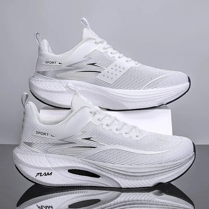 Sneakers Men Mesh Breathable Running Shoes Unisex Light Soft Thick Sole Hole Couple Shoes Athletic Sneakers Women Shoes Sport