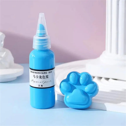 50g/Jar Paste Pigment Epoxy Resin UV Glue Colorant Dye Makaron Pigment DIY Epoxy Resin Mold Jewelry Making Art Paste Dye Gadget