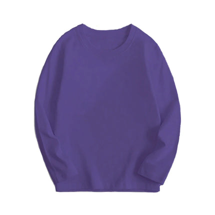 7 Colors Spring Long Sleeve Tees Children's T-shirt Cotton Solid Color Base Coat Leisure Wear Boys Girls Tops Kids Clothes