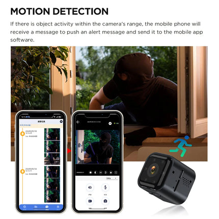 HD 1080P Camera Motion Detection Surveillance Camera Wireless Night Vision Pro Cam 960mAh for Indoor Outdoor Home Office