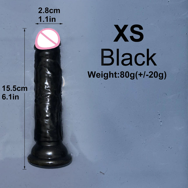 Cheap 5 Colors Small Transparent Dildo Suction Cup Jelly Dick Women Erotic Anal Sex Toys Soft Clitoral Vaginal Masturbators Penis