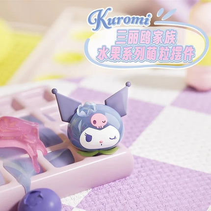 Sanrio Characters Fruit Series Sanrio Hello Kitty Melody Kuromi Mystery Blind Bag Gifts Toy Model Anime Figure Collect Ornaments