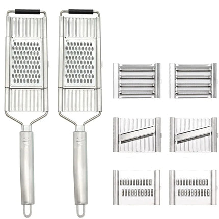 Stainless Steel Shredder Cutter Vegetable Grater Portable Manual  Vegetable Slicer Easy Clean Multi Purpose Kitchen Accesories