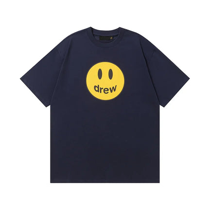 Drew House Print Short-Sleeve High-Street Casual Couple's Oversized T-Shirt
