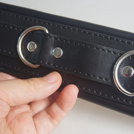 Leather Padded Handcuffs Bdsm,Cosplay Hand Ankle Cuffs,Slave Bondage Restrsaints,Restriction,Sex Toys For Couples,Adult Games