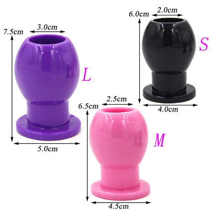 Hollow Butt Plug SM Enema Speculum Anal Trainer Anus Expander Anal Dilator Anus Cleaning BDSM Toys Buttplug Sex Toys For Women