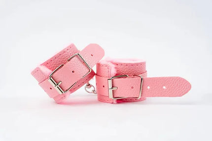 BDSM Play Sex Handcuffs Restraint Bondage Gear SM Slave Erotic Ankle Handcuffs Long Flush Handcuff Detachable Chain Clasp 18+