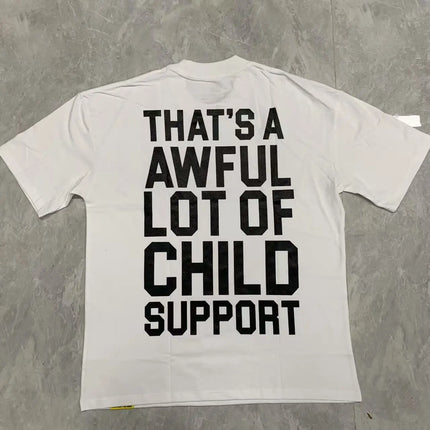 That's A Awful Lot of Cough Syrup Short Sleeve American Street Pop Hip-hop Cartoon Pattern Print Tops COUGH SYRUP T-shirt