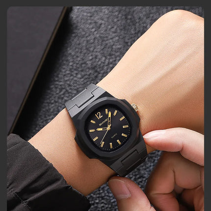 Skmei Bracelet Watches for Men Analog Display 50M Waterproof Simple Style Quartz Wristwatch