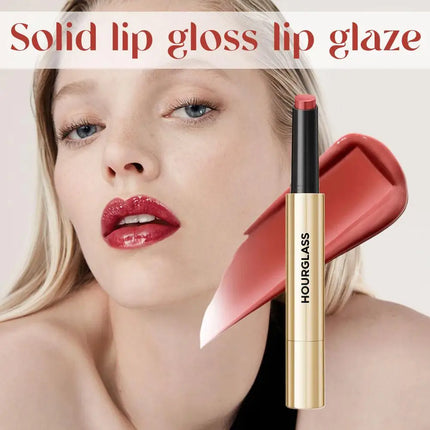 HOUR GLASS Multiple Colors Solid Lip gloss Deeply Moisturizing Lip Gloss Lip Glaze Shiny Solid Lip Gloss Long-lasting Lip Makeup
