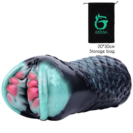 GEEBA Silicone Sex Foot Toys Fantasy Male Masturbator Unique Alien Stroker Adult Sex Toy Aritificial Vagina Pocket Pussy Stroker