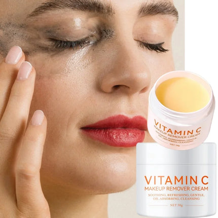 Vitamin C Cleansing Balm Easily & Effectively Remove Makeup Deeply Cleanses Nourishes Skin Refreshed & Non-greasy Cleansing Balm