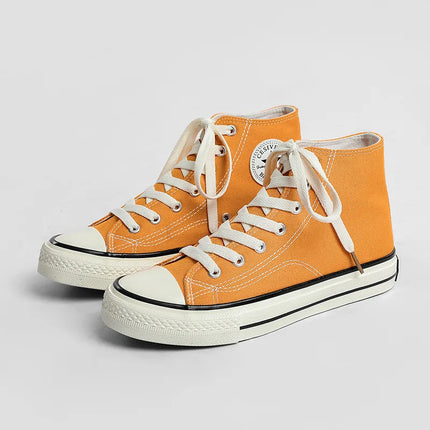 Children's Mid-Top Canvas Shoes Soft Sole Comfortable Casual Children's Shoes Boys and Girls Non-slip Breathable Board Shoes