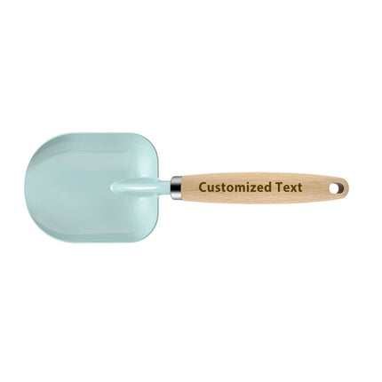 Personalized Colorful Kids Gardening Tools,Mini Wood Handle Trowel Shovel Fork Garden Hand Tools Garden Gifts for Men Women Kids