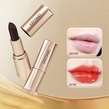GECOMO Black Magic Lipstick - Moisturizing Gloss, Long-Lasting, Temp-Sensitive Color Change, Lip Hydration,Korean makeup