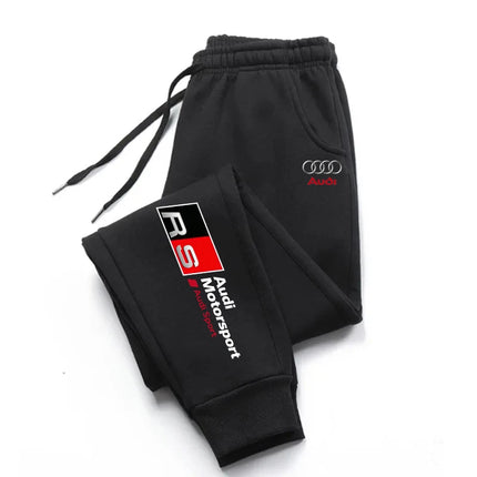 Audi RS Racing Solid Color Men's Sport Pants, fashionable for autumn and winter, popular design men's clothing in 2026