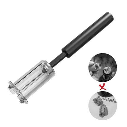 Air Pump Wine Corkscrew Bar Tools Safe Portable Stainless Steel Pin Cork Remover Air Pressure Bottle Opener Kitchen Accessories