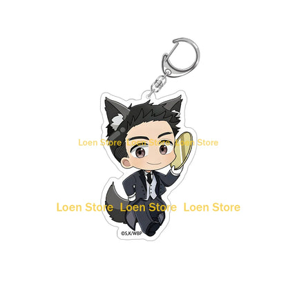 WIND BREAKER Haruka Sakura Akihiko Nirei Kyoutarou Sugishita Tasuku Tsubakino Shuhei Suzuri Wolf Butler Chibi Acrylic keychain