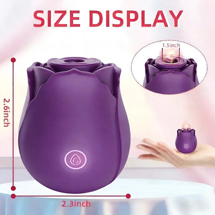 Powerful Vacuum Oral Intimate Stimulator, Multi Modes Clit & Nipple Sucking Vibrating Toy for Women Private Relax Gift