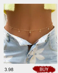 PuRui Korean Romance Imitation Pearl Chain Necklace Back Chain For Women Fashion Long Tassel Pendant Body Chain Wedding Jewelry