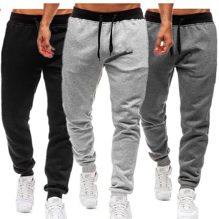 2026 New Sports Pants Spring and Autumn Pants Jogging Pants Casual Sports Men's Fitness Solid Color Jogging Pants 3 Colors