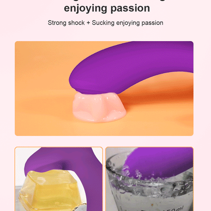 Sex Toys Clit Sucker Dildo Vibrator for Women Female masturbation Clitoris G Spot Tongue Licking Anal Stimulator Fast Squirt 18+