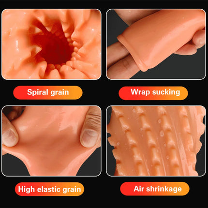 Male Masturbator Cup Sex Toy for Men Soft TPE Cock Training Sex Shop Glans Trainer Penis Sleeve Delay Exercise Adult Products