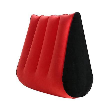 Inflatable Travel Pillow Multifunctional Body Pillow Lumbar Yoga Pillow Travel Positions Support Air Cushion Triangular Pillow