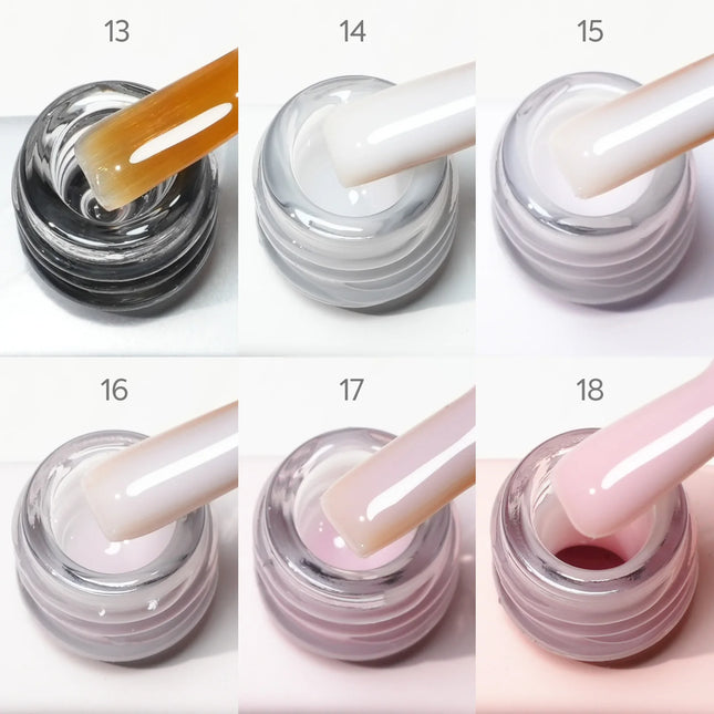 9ml CANNI Nail Gel Polish HEMA FREE TPO FREE French Nail Design Rubber Base Gel Builder Nail Gel In Bottle Semi Permanent Gel