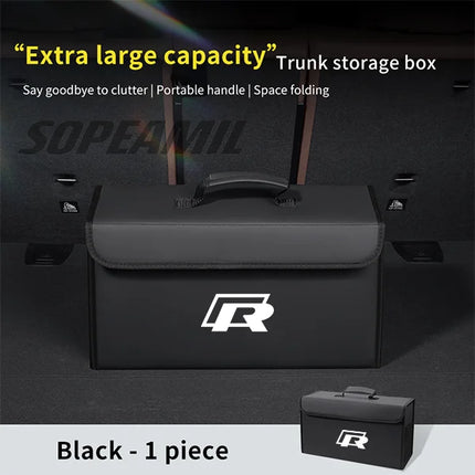Volkswagen GTI Golf Arteon Tiguan Touareg Passat Polo Scirocco Jeeta CC Polo Car Trunk Storage Box Foldable Stowing Tidying Bag