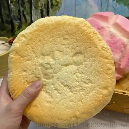 Oversized Pineapple Bun Squishy Bread High-Quality Stress Relief Toy Slow Rising Prank Decoration Unique Gift for All Ages