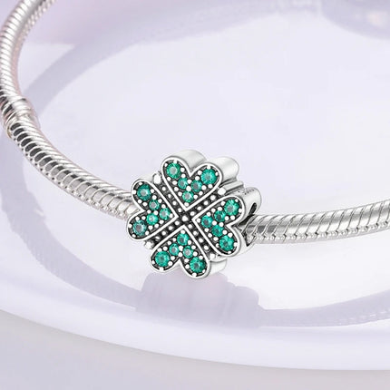Original 925 Sterling Silver Charm Beads Love Heart Family Charms Pendant Fit Bracelet Charm Women DIY Jewelry Gift