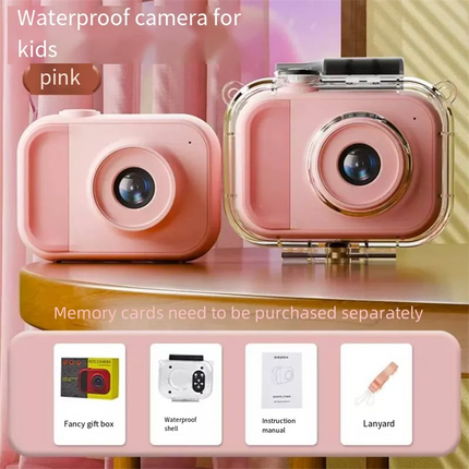 Waterproof Children's Camera HD Digital Photography Video Games Student Travel Holiday Gifts Toy Mini Camera