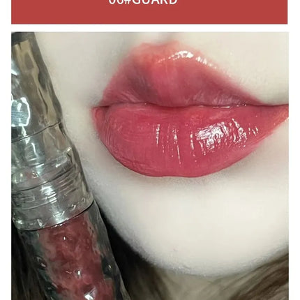 HERORANGEHR292 Glacier Rock Mirror Water Glazed Lip Glaze Moisturizes and Moisturizes, Forming a Film That Is Not Easy to Fade
