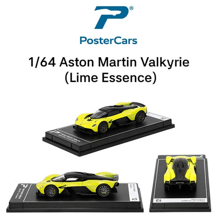 Postercars 1/64 Toy Car Model Lamborghini McLaren Bugatti Koenigsegg Pagani Aston Martin Diecast Vehicle Miniature Free Wheels