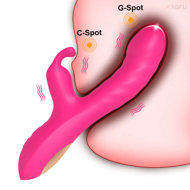 10 Modes Rabbit Vibrator for Women Vagina G-Spot Vibrator Clitoris Stimulator Female Masturbation Adult Goods Sex Toy for Women