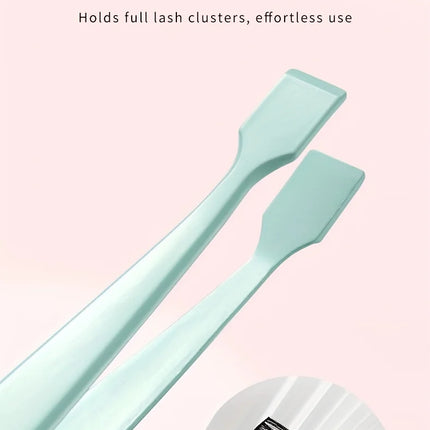 High-Precision Eyelash Tweezers for Under Eye and Chin, Flat-Mouth and Slender Design, Ergonomic Grafting Tool