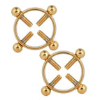 2pcs Gold / China Mainland