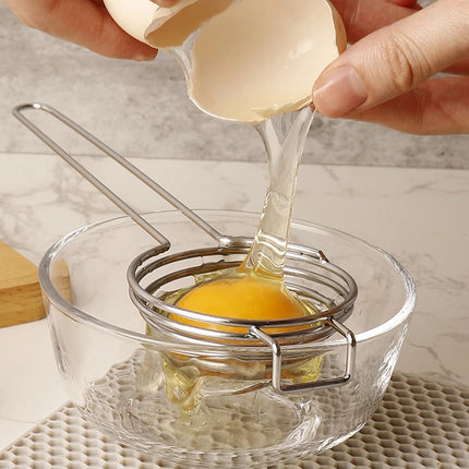 1PC Stainless Steel Egg Yolk Separator Strainer Gadget Handy Separating Tool For Home Baking Cooking Accessories Gift