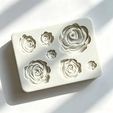 Rose Shape Cake Fondant Decorating Tools Silicone Mold For Cake Craft Silicone Soap Molds