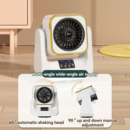 Mini Electric Heater for Home Bedroom Small Portable Warmth Supplement with Tip-Over And Overheat Protection
