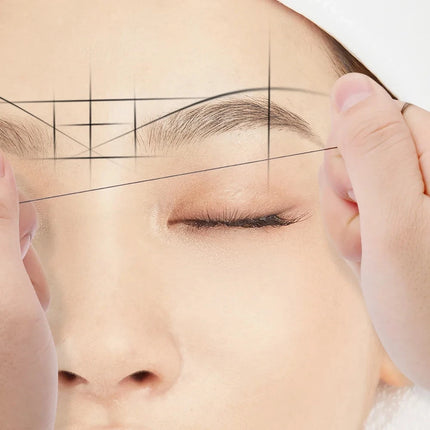 30g Microblading Eyebrow Marker Pen White Tattoo Brow Paste Eyebrow Permanent Makeup Mapping Paste Brow Lip Shape Position Tool