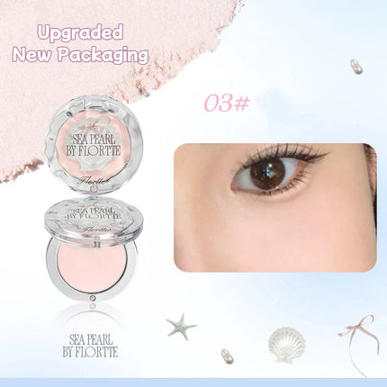 FLORTTE BUNNY Monochrome Highligh Powder Naturally Brightening Facial Blush Cream High Gloss Face Blusher Makeup Cosmetics