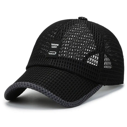 Summer Mesh Cap Baseball Breathable Outdoor Adjustable Snapback Hiking Fishing Cap Women Men Cool Casual Sport Cycling Cap