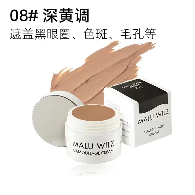 MALU WUILZ Concealer Palette Cream Texture Covers Acne Marks Dark Circles Multifunction Face Makeup Lasting Brighten Cosmetics