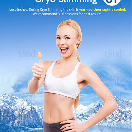 New Tshock Cold and Hot Skin Firming Cryo Facial Portable for Fat Reduction Skin Tightening Body Contouring and Body Slimming